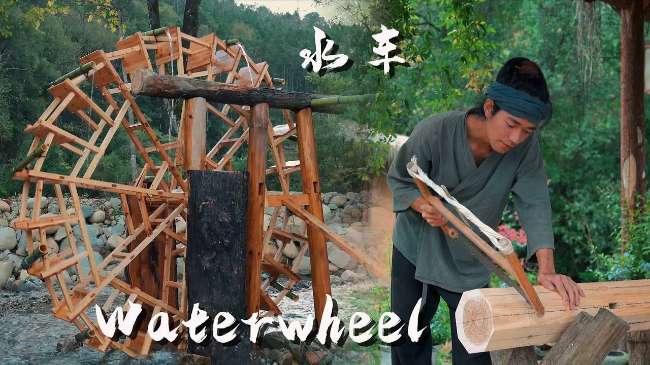 Waterwheel Irrigation： Takes One Month To Restore, Used In Ancient Times For Irrigating Farmland