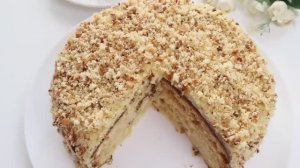 БЕЗ РАСКАТКИ коржей! Нежный, как Пух! Медовик с лимонным кремом/ Домашний простой торт