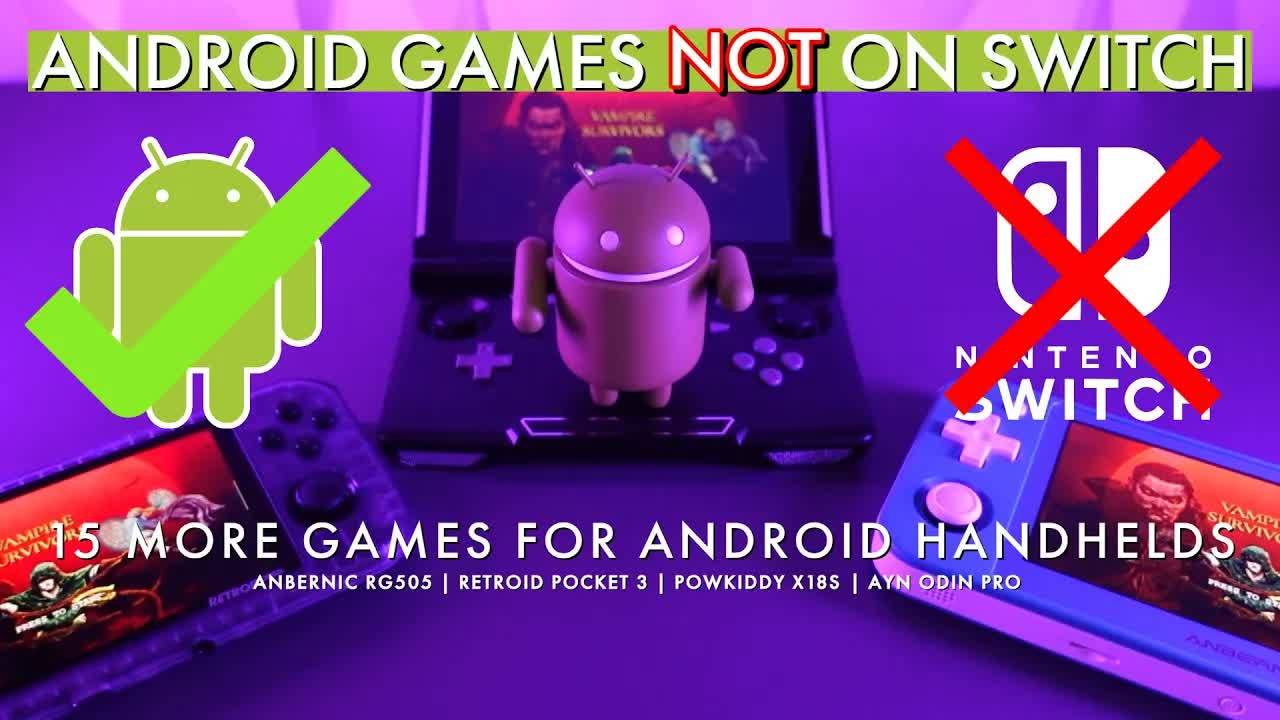 Игры для Android, которых НЕТ на Switch и которые стоит попробовать | Anbernic RG505 смотреть онлайн