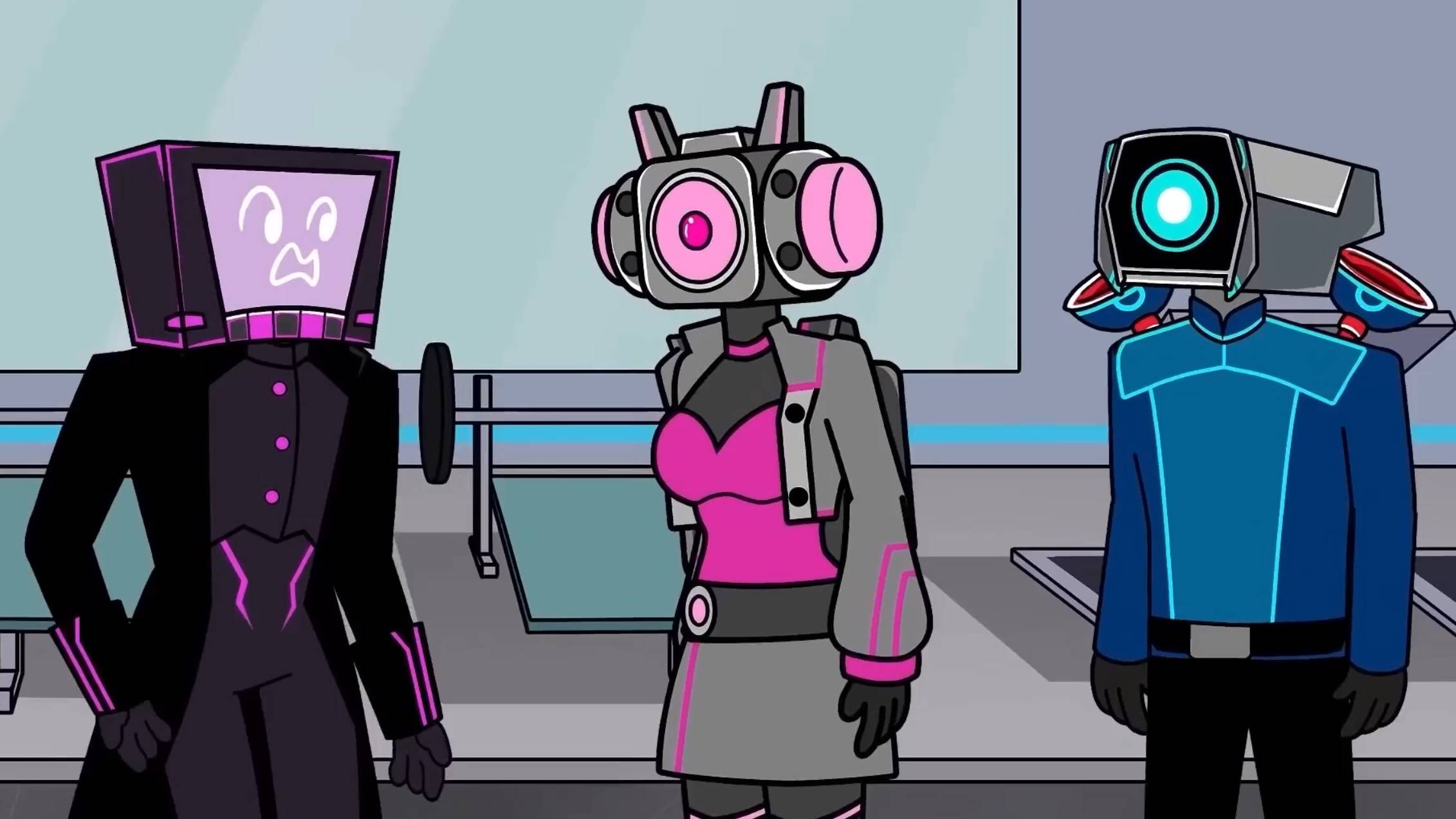 Скибиди Туалеты заперли ТВ Мена и Камерамена, Анимация Мультик смотреть онлайн