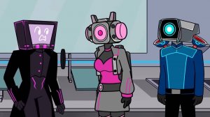 Скибиди Туалеты заперли ТВ Мена и Камерамена, Анимация Мультик