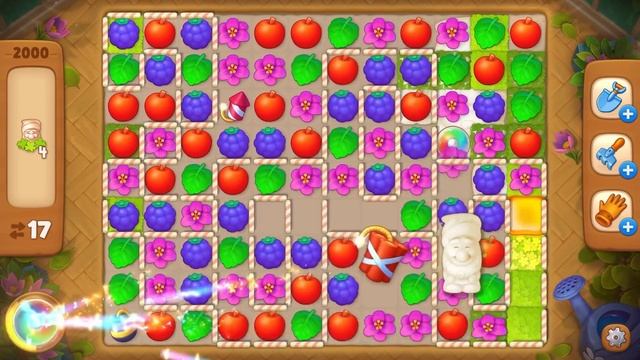 Gardenscapes Playrix - 2000 уровень