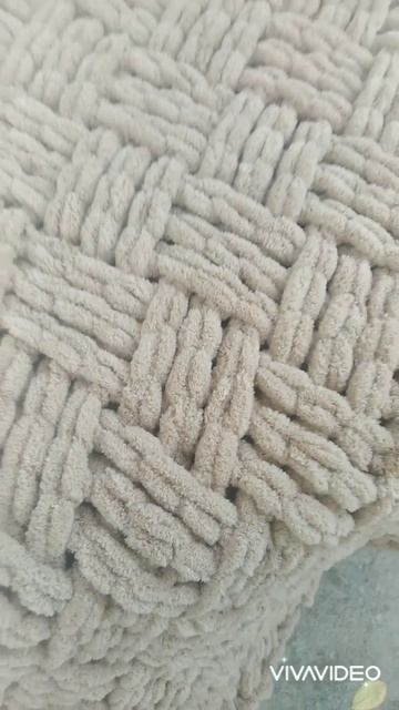 плюшевый пледик 😍 узор тройная Плетенка очень мягкий, теплый и лёгкий ❤️ смотреть онлайн