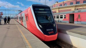 Поездка на ЭС104 038 "Финист". Санкт-Петербург - Ораниембаум.