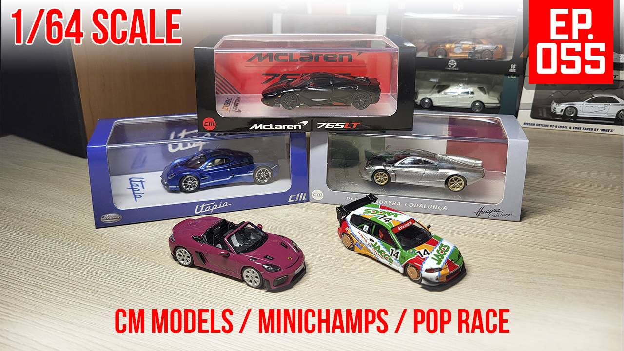 Обзор моделей от Pop Race / CM Models / Minichamps в масштабе 1/64