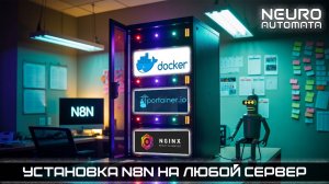 Установка N8N на ЛЮБОЙ сервер. Docker. Portainer. Nginx Proxy Manager