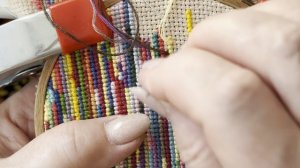 Медитативная вышивка. Мулине из Швеции. Обложка для блокнота.