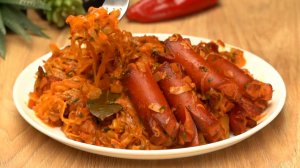 Тушеная капуста | Капуста в сковороде | Капуста с сосисками