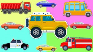 Мультик про машинки - Учим с машинками - Развивающий мультфильм для детей