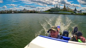 КАЗАНЬ С ВОДЫ. ИЗ ДЕРЕВНИ В ЦЕНТР КАЗАНИ НА СВОЁМ КАТЕРЕ. Р. ВОЛГА - КАЗАНКА