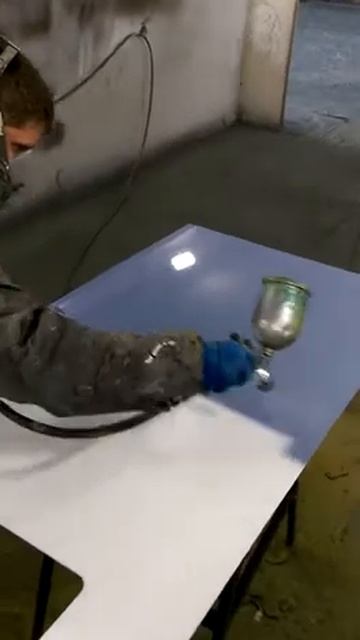 Покраска металла. Фасадные панели Краснодар #маляр #со смотреть онлайн