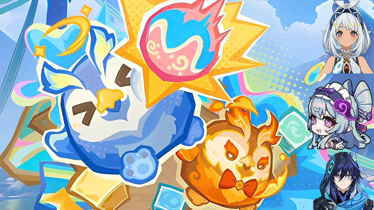 Геншин импакт: Мяч под ритмы: Мецтли Блок-аккорды, словно стена звука