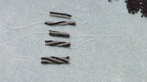 5 различных жгутов из бисера в одной технике! Техника Ндебеле! Мастер класс!