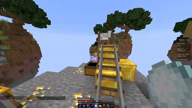 Хотел просто понаблюдать, а он прыгнул( | SkyWars #4 | Mineland