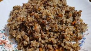 Вкуснее гречки с мясом не ел гречка со свининой в Мультиварке