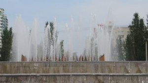 Фонтаны Самары • Фонтан в честь 40-летия Победы. Май 2023. Видео 4.