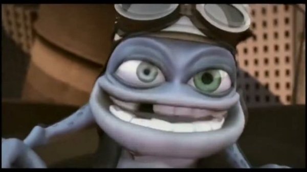 крейзи фрог куда то идет пим пим пау