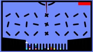 Выживание цветных шаров - Злой шар