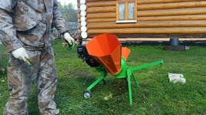 Измельчитель веток и травы Мастер с бензиновым двигателем 7 лс