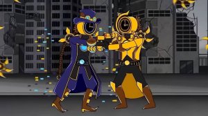 Титан КлокМен против двойника из другого мира Скибиди Туалет, Анимация Мультик