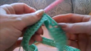 Летняя Кофточка Узор крючком зиг заг по кругу.