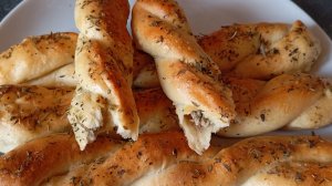 Косички из слоёного теста!👍😋