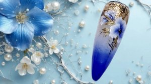 Холодные оттенки. Красивый весенний дизайн ногтей. МК