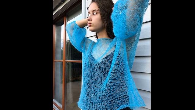 Pletena moda Из тонкого мохера(Crochet & knitting) смотреть онлайн