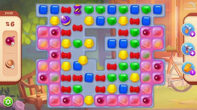 Homescapes 2449 уровень прохождение