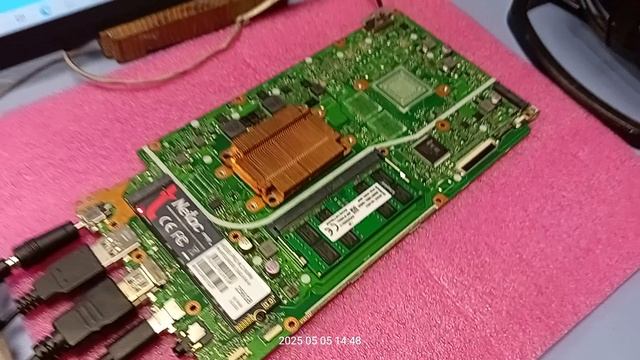 Матплата Asus X512DA заказ 19015 - контрольный запуск. смотреть онлайн