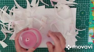 Астра игольчатая из изолона.часть 1. Настольный светильник