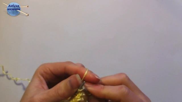 Ажурный узор спицами Видео урок вязания на спицах для начинающих. Openwork pattern knitting needle смотреть онлайн