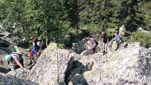 Траверс вершины Монблан 1А на Таганае