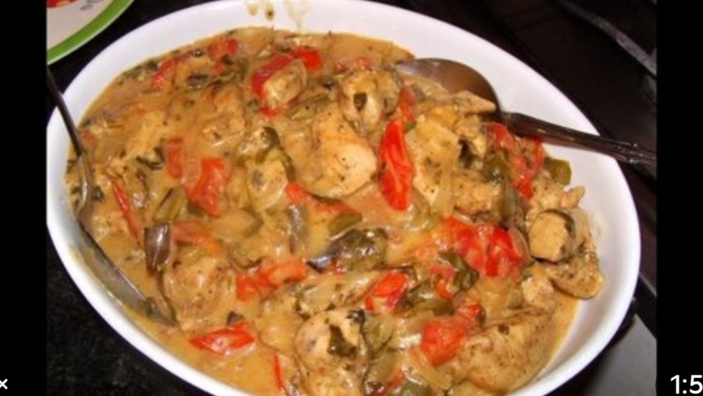 ОВОЩНОЕ РАГУ С КУРИНЫМ ФИЛЕ В СЫРНОМ СОУСЕ 👍