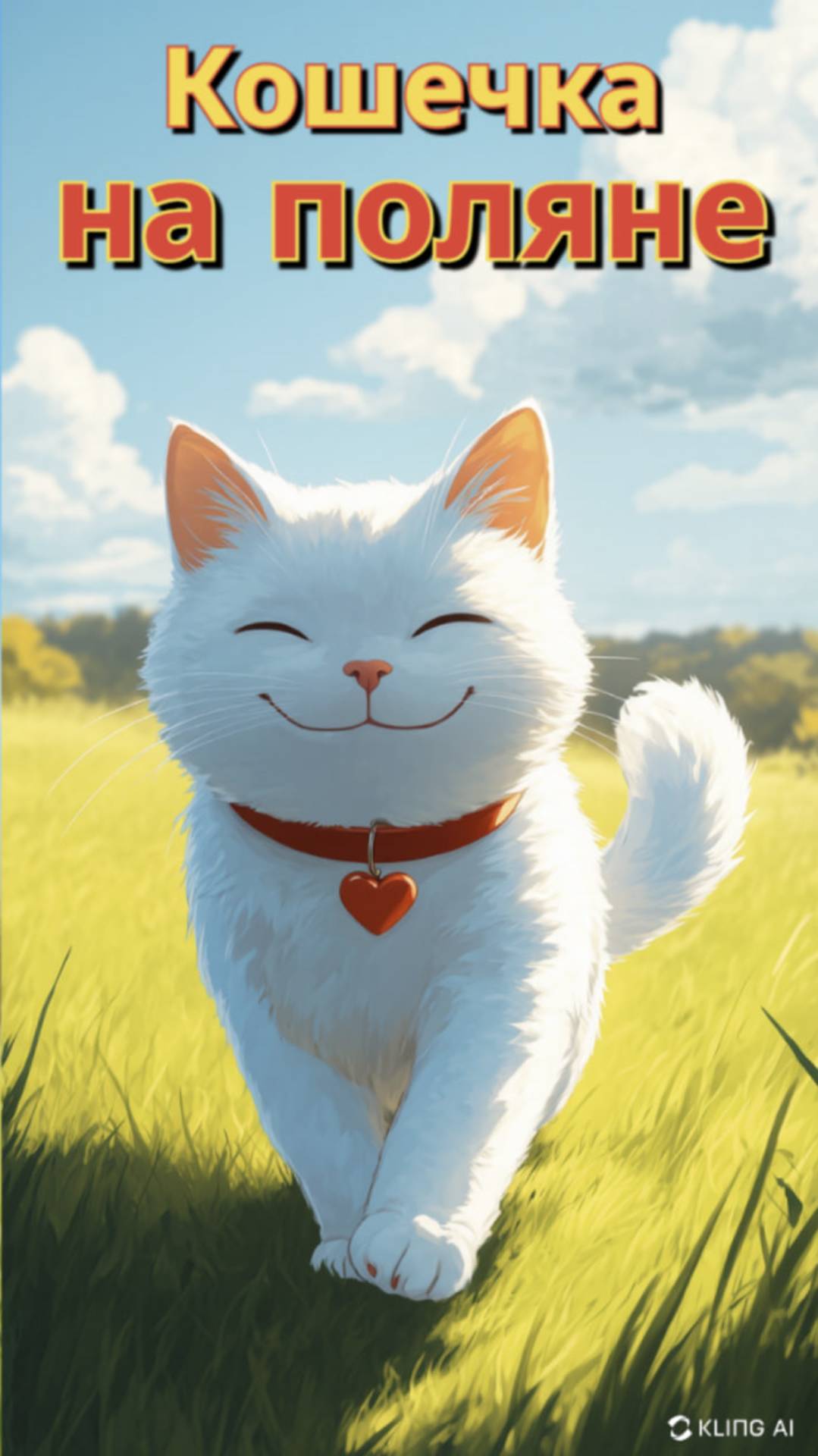 🐱 Кошечка на полянке 🌼 — Весёлое приключение! смотреть онлайн