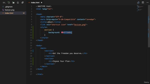 4. Understanding the style Tag & Creating a .css File смотреть онлайн