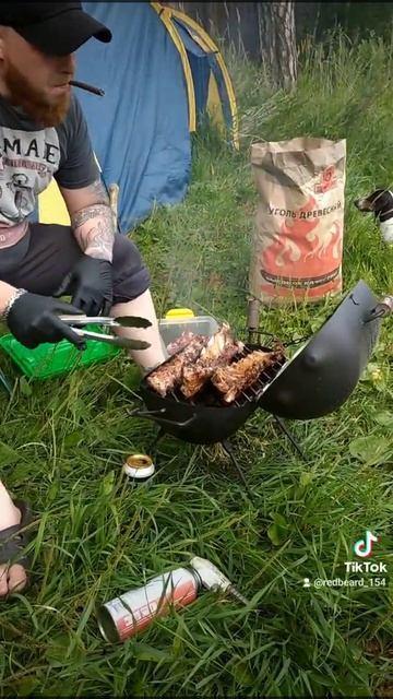 Сочные вкусные Рёбрышки на барбекю