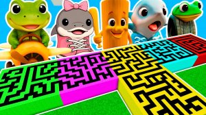 ЛАБИРИНТЫ ВСЕХ БЕЙБИ МЕМ БРЕЙНРОТ ЖИВОТНЫХ в МАЙНКРАФТ