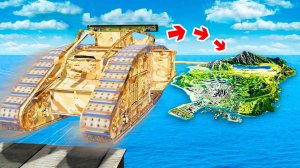 Сможет ли танк из будущего перелететь всю карту в гта 5 ? - эксперимент в gta 5