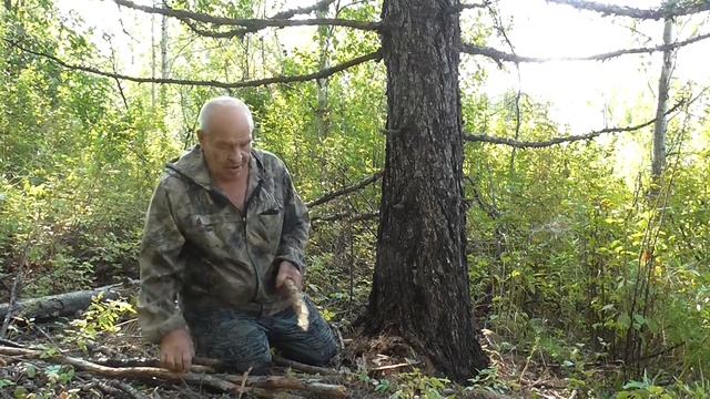 Эвенкийские дрова для костра и растопка к ним смотреть онлайн