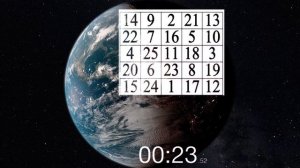 Уникальная таблица Шульте – тренируй мозг, память и фокус