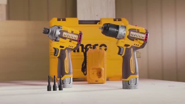 Набор аккумуляторного инструмента 16В 2 шт INGCO COSLI240968 INDUSTRIAL смотреть онлайн