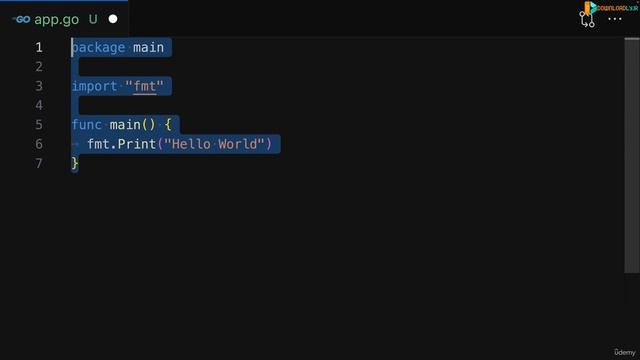 005 Writing a First Go Program смотреть онлайн