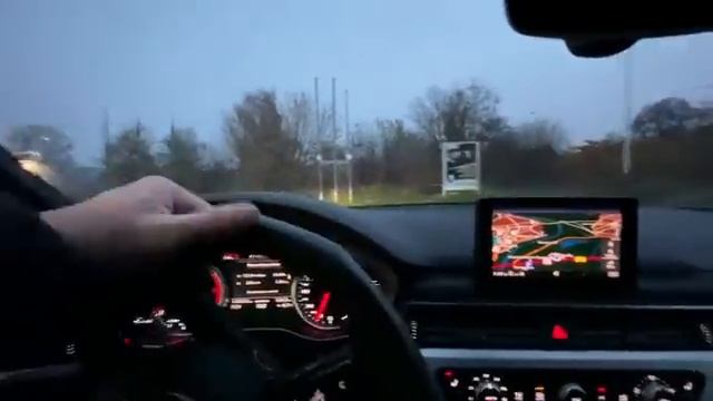 Пригнал из Германии Audi A5 2.0 TFSI S Line 2018 г.в. На летней резине по снегу.