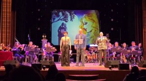 Дирижёр Андрей Балин. Алёна Долбик и Григорий Соловьёв с оркестром Андрея Балина.