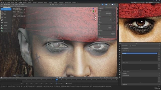 7 -Adding Eyeball to Face смотреть онлайн