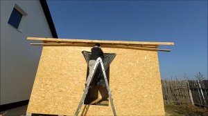 Гидроизоляция кровли каркасной котельной. Каркас для подшивки свесов кровли. Капельник.