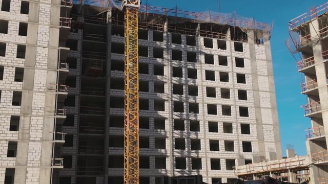 ЖК «Бригантина» — съёмка с воздуха апрель 2025 смотреть онлайн