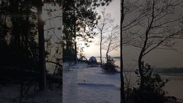 Небо,как фольга . Снег - Перламутр. #200354 смотреть онлайн