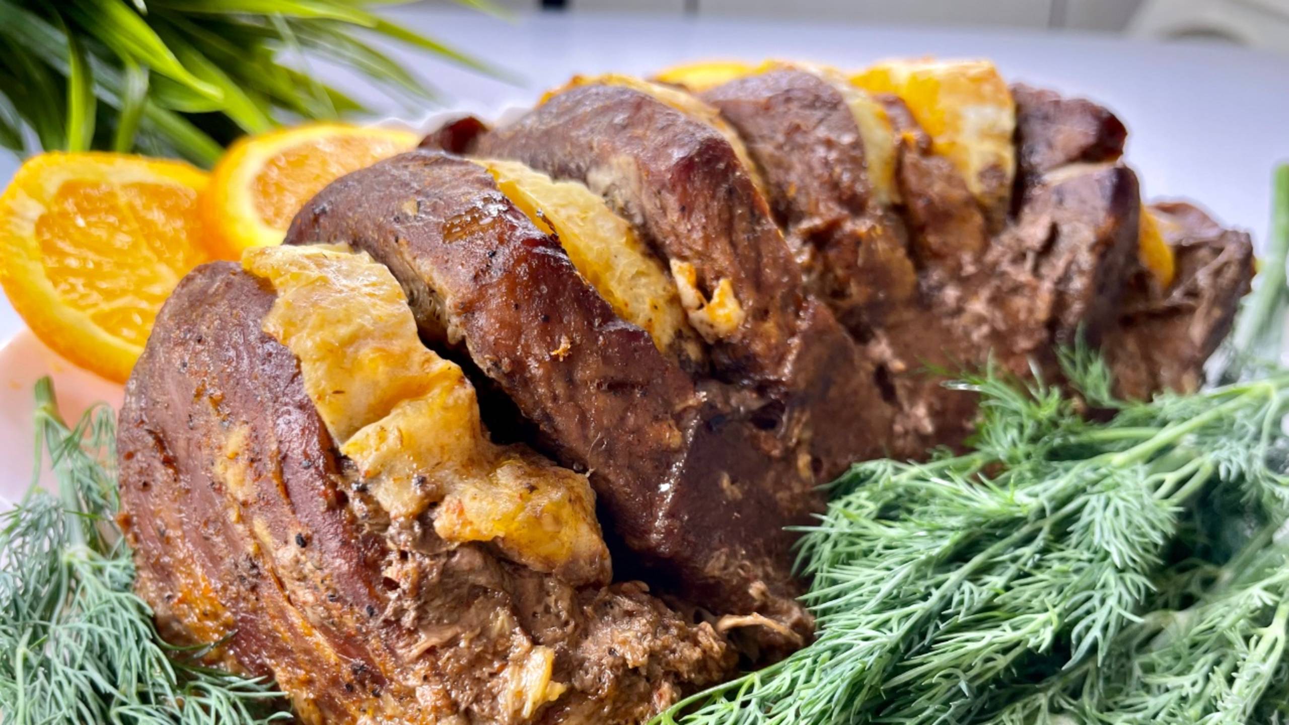 Гармония мяса и цитруса: Говядина гармошка с апельсинами — просто и со вкусом 🧄 смотреть онлайн